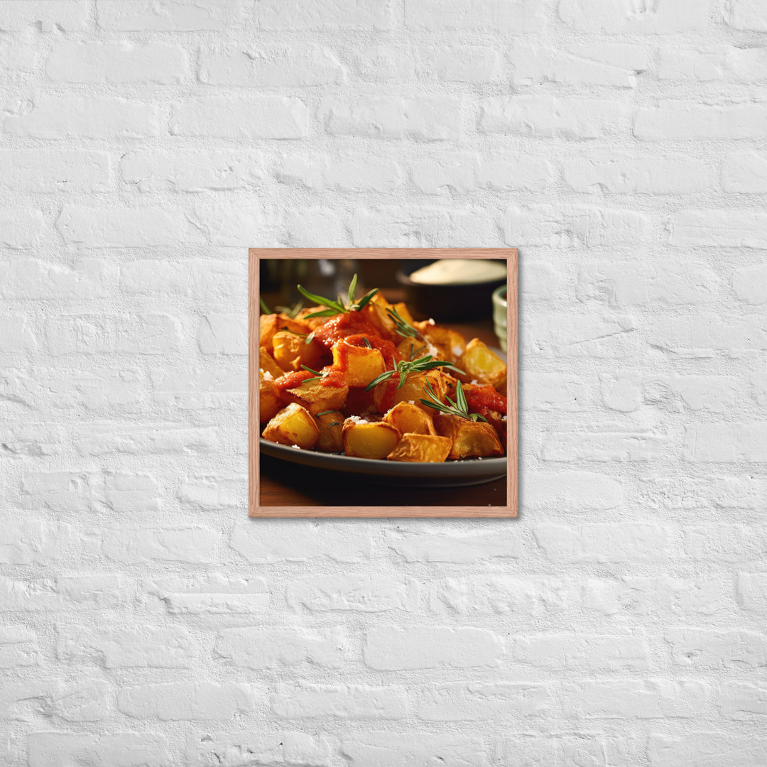 Patatas Bravas Framed poster 🤤 from Yumify.AI