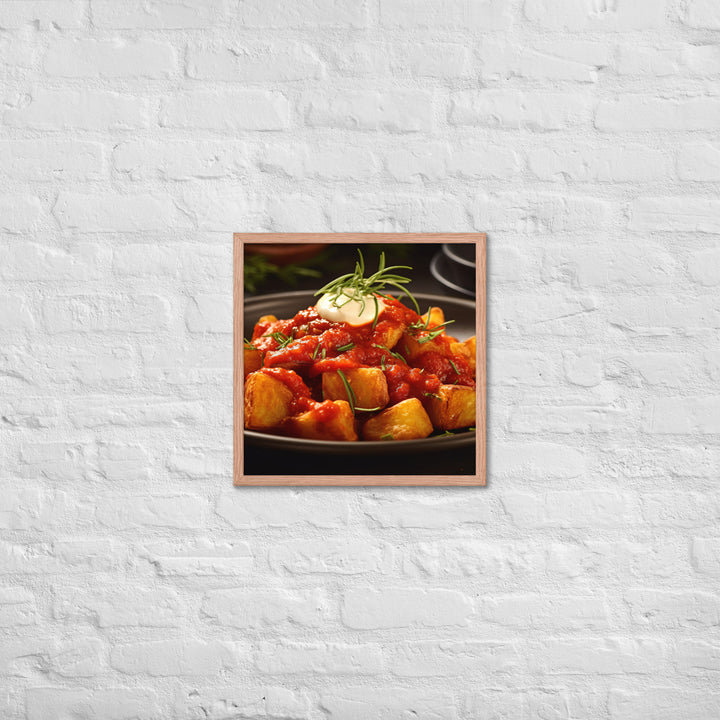 Patatas Bravas Framed poster 🤤 from Yumify.AI