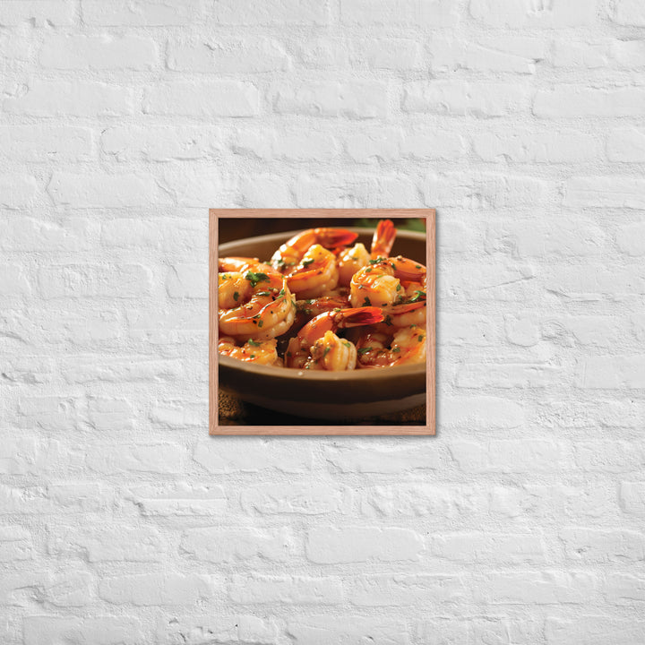 Gambas al Ajillo Framed poster 🤤 from Yumify.AI