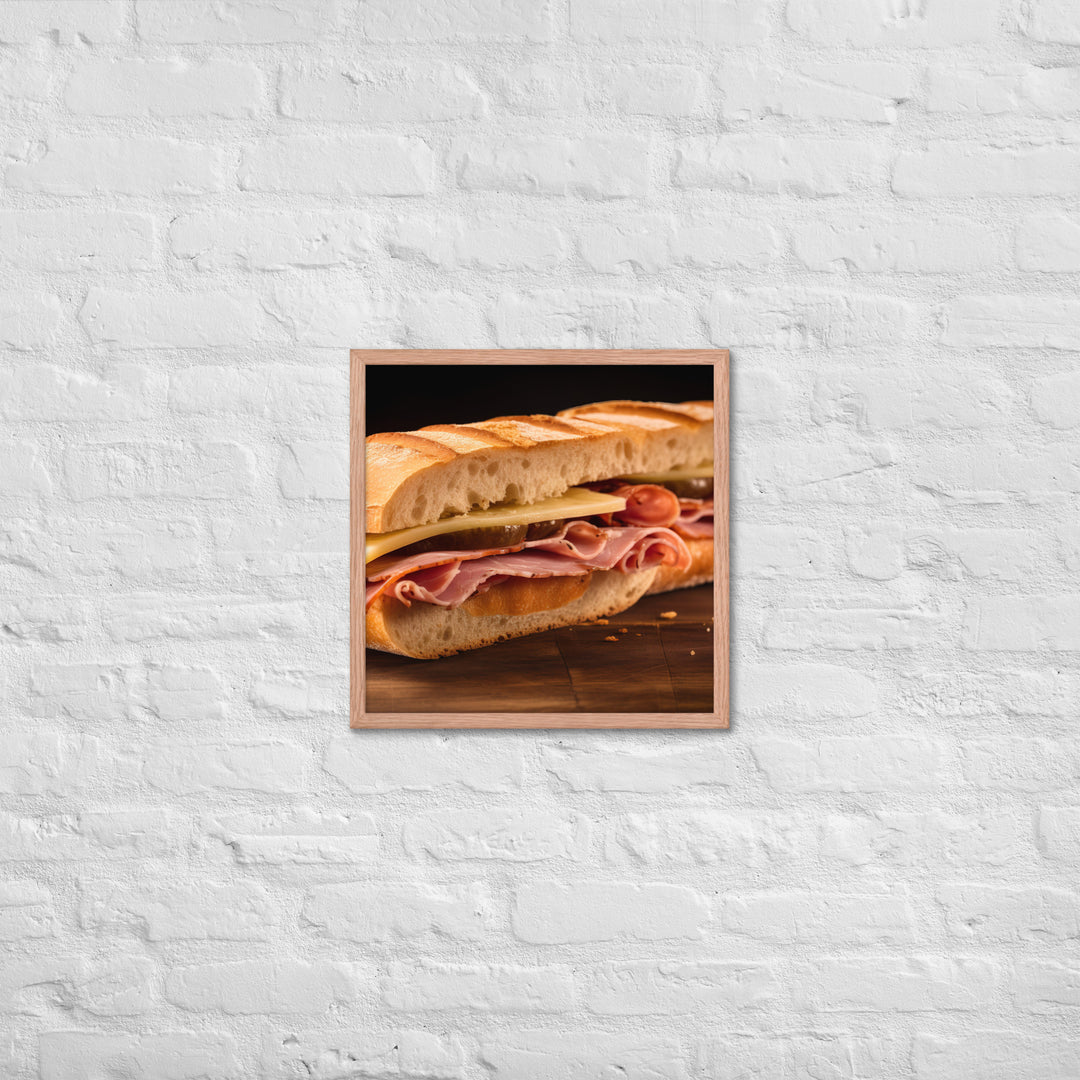 Bocadillo de Jamn Framed poster 🤤 from Yumify.AI