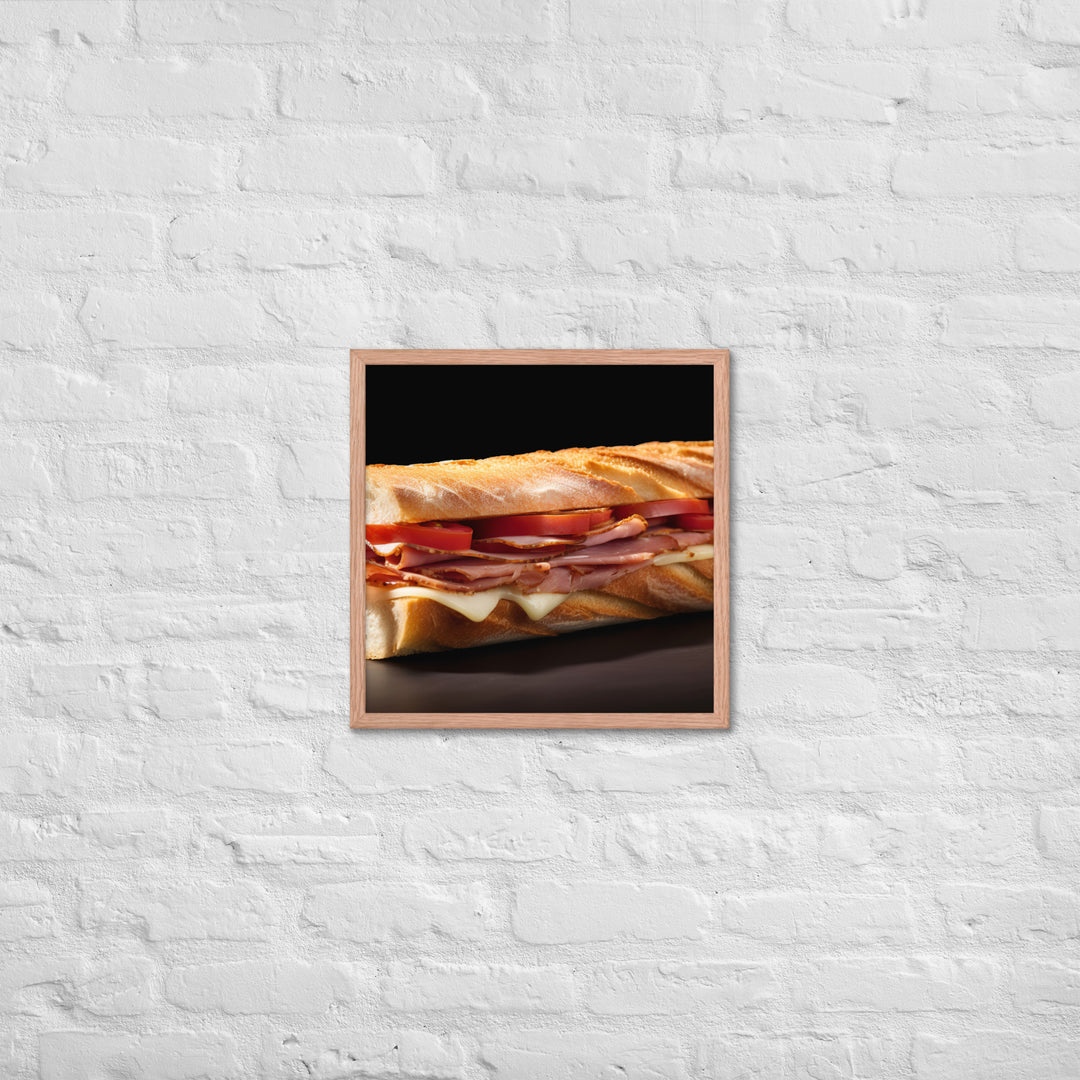 Bocadillo de Jamn Framed poster 🤤 from Yumify.AI