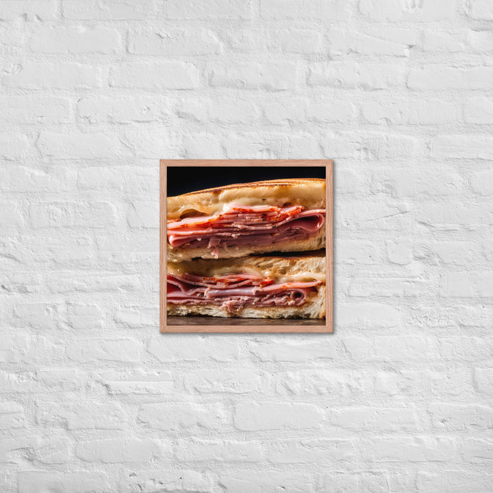 Bocadillo de Jamn Framed poster 🤤 from Yumify.AI