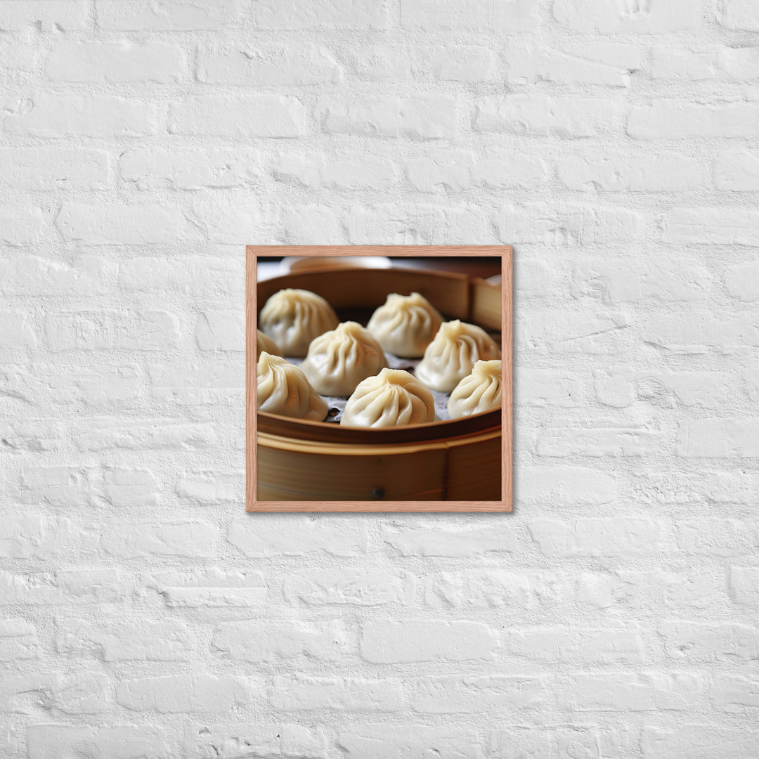 Xiaolongbao Framed poster 🤤 from Yumify.AI