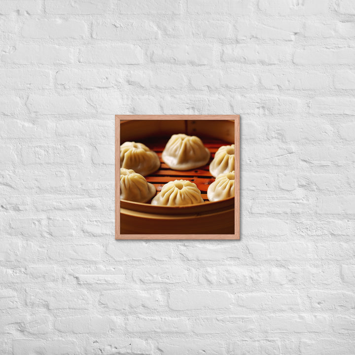 Xiaolongbao Framed poster 🤤 from Yumify.AI