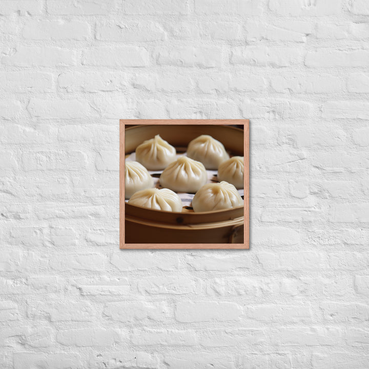 Xiaolongbao Framed poster 🤤 from Yumify.AI