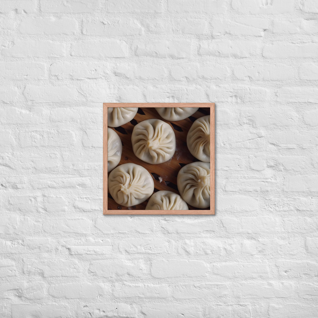 Xiaolongbao Framed poster 🤤 from Yumify.AI