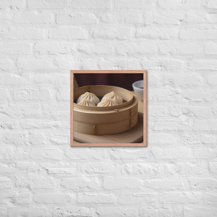 Xiaolongbao Framed poster 🤤 from Yumify.AI