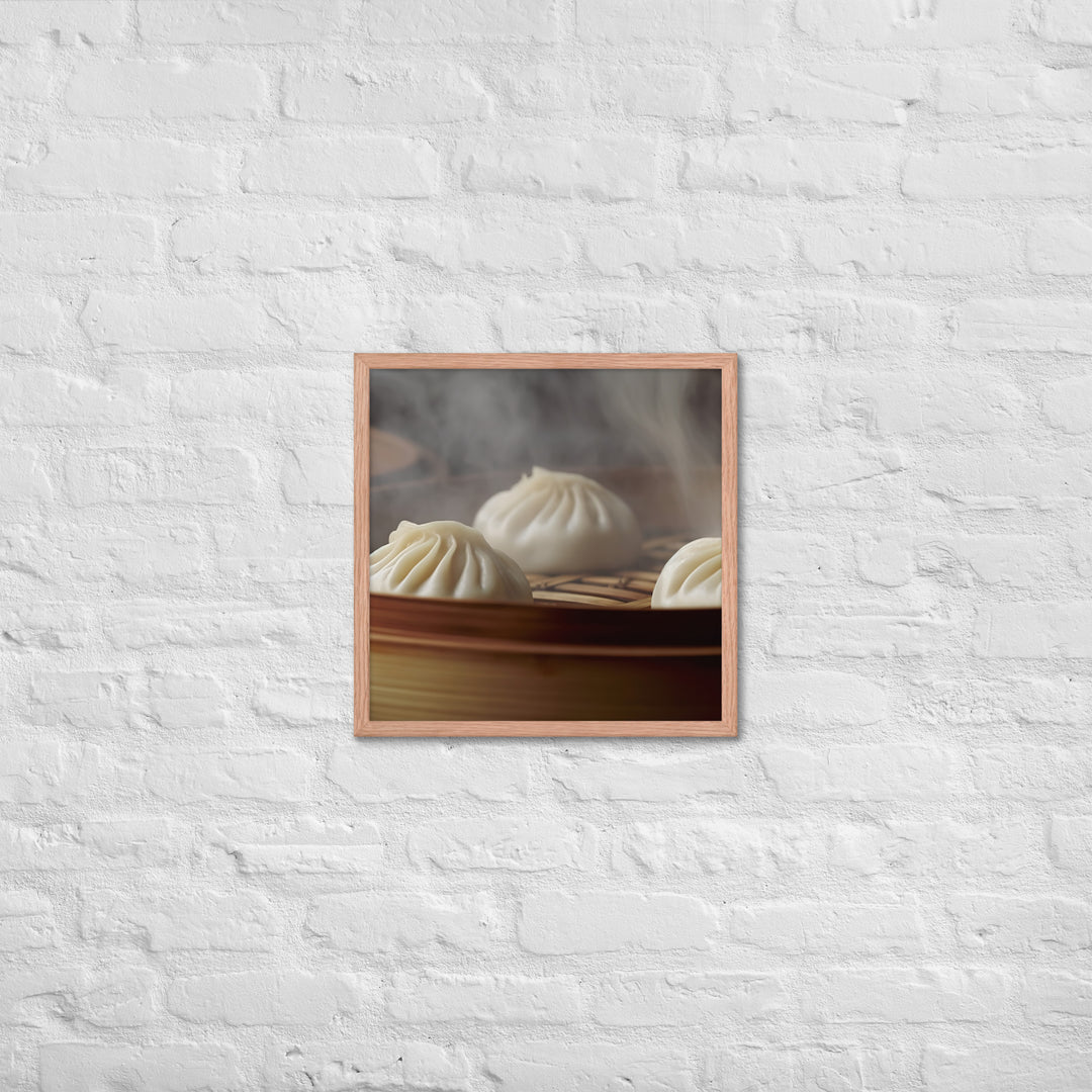 Xiaolongbao Framed poster 🤤 from Yumify.AI