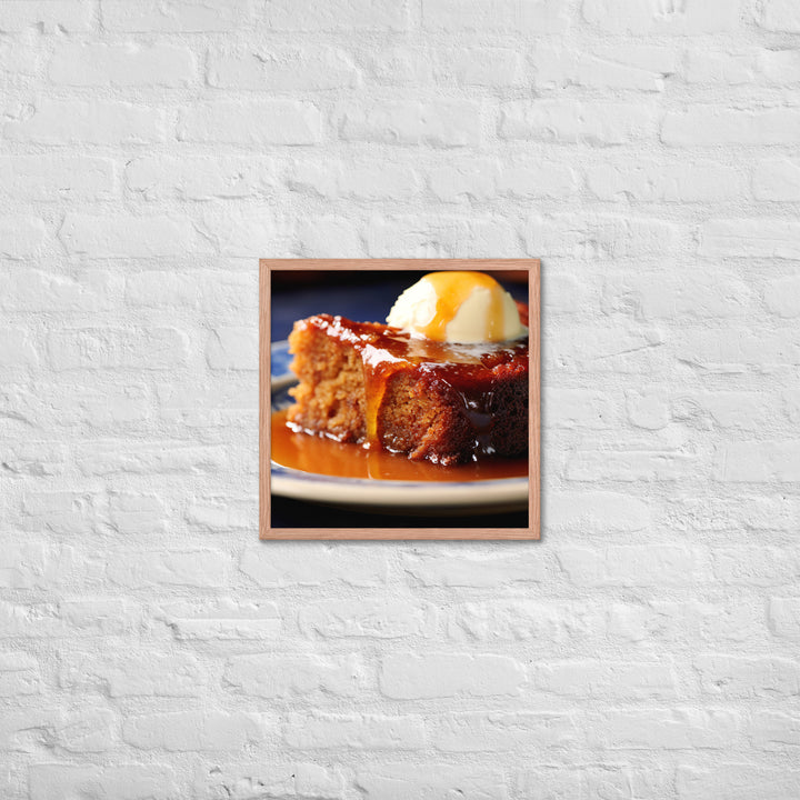 Malva Pudding Framed poster 🤤 from Yumify.AI