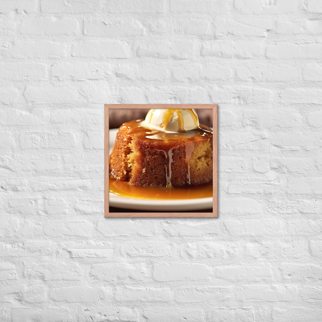 Malva Pudding Framed poster 🤤 from Yumify.AI