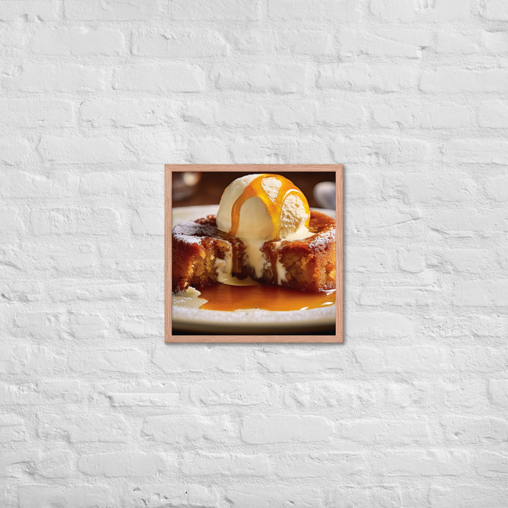 Malva Pudding Framed poster 🤤 from Yumify.AI