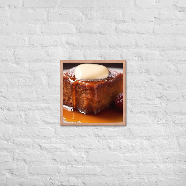 Malva Pudding Framed poster 🤤 from Yumify.AI