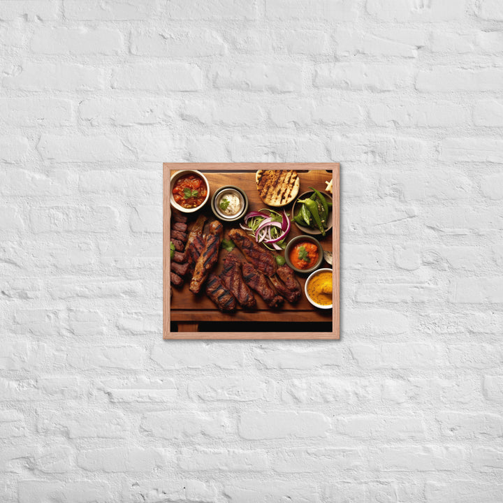 Braai Framed poster 🤤 from Yumify.AI