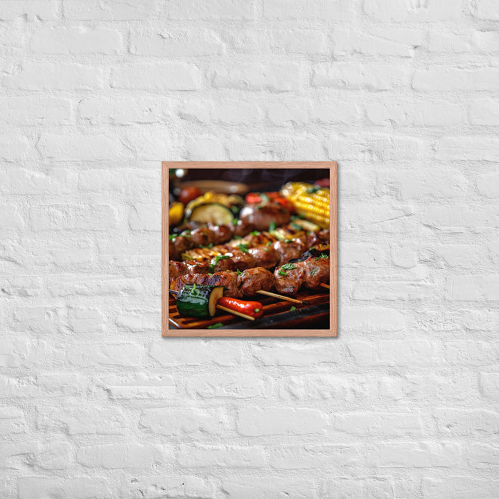 Braai Framed poster 🤤 from Yumify.AI