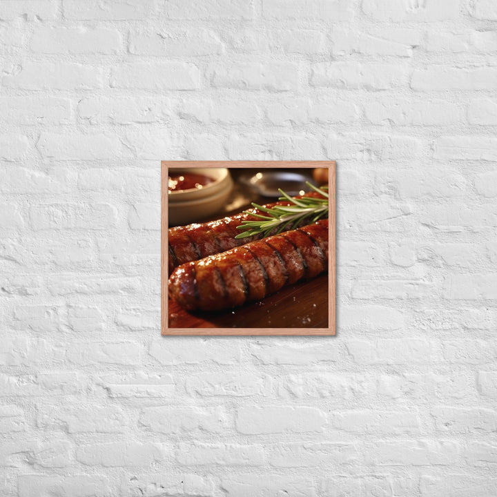 Boerewors Framed poster 🤤 from Yumify.AI