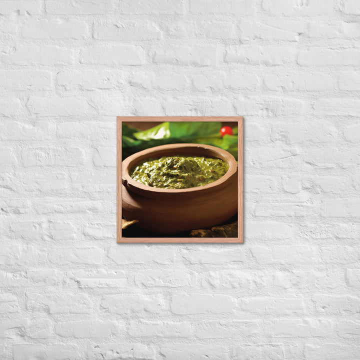 Molokhia Framed poster 🤤 from Yumify.AI