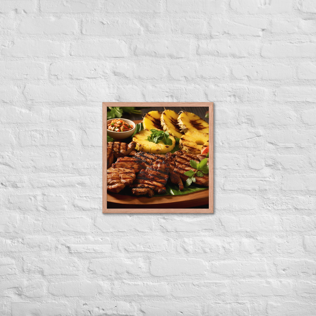 Fijian style BBQ Framed poster 🤤 from Yumify.AI