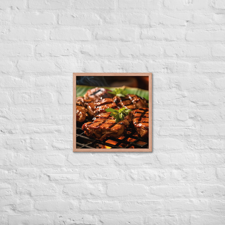 Fijian style BBQ Framed poster 🤤 from Yumify.AI