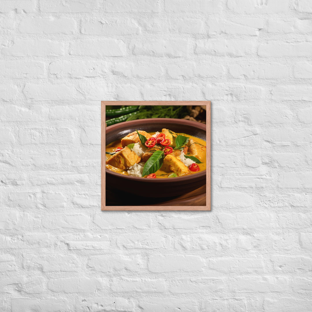 Fijian Fish Curry Framed poster 🤤 from Yumify.AI