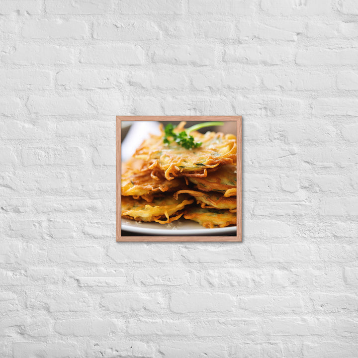 Whitebait Fritters Framed poster 🤤 from Yumify.AI