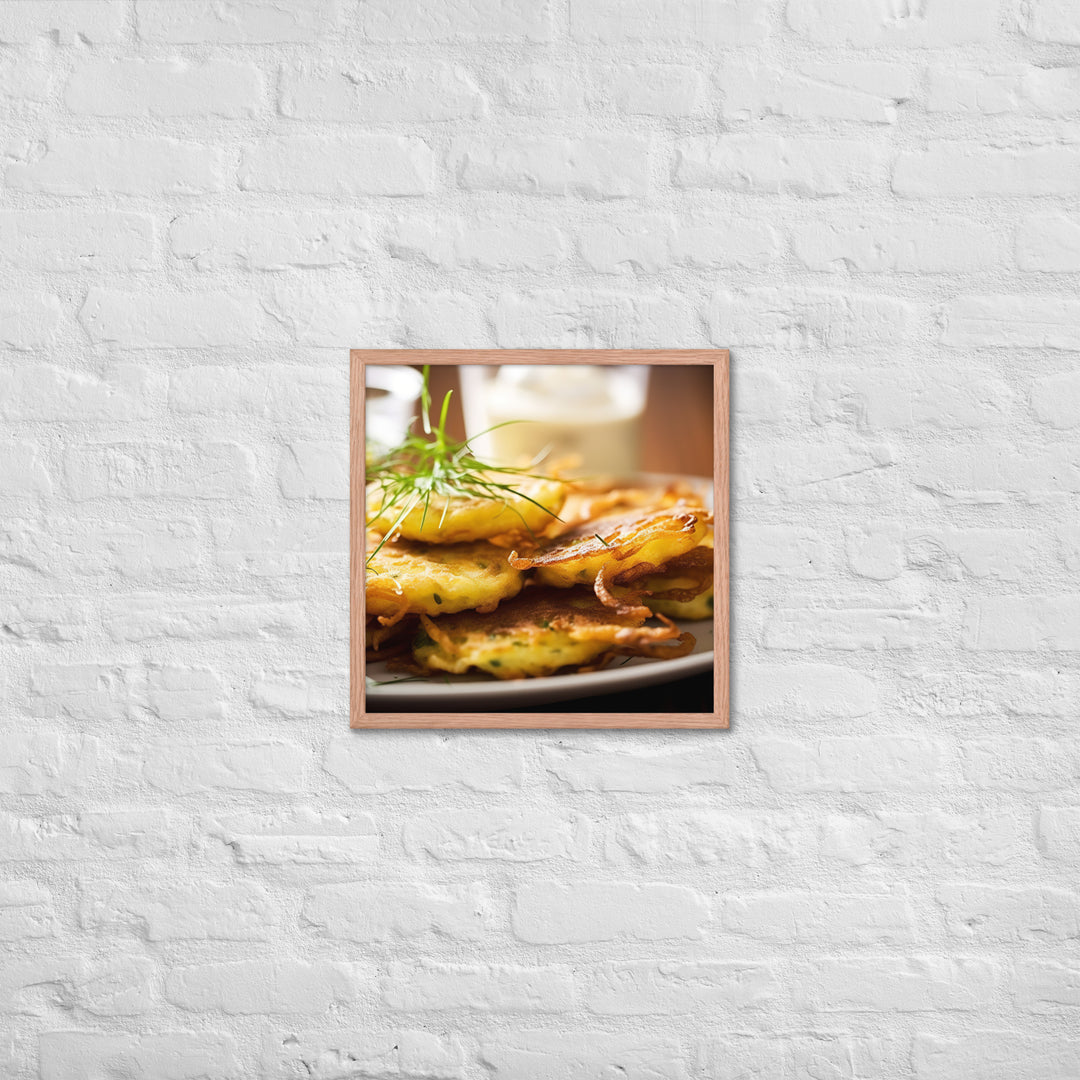 Whitebait Fritters Framed poster 🤤 from Yumify.AI