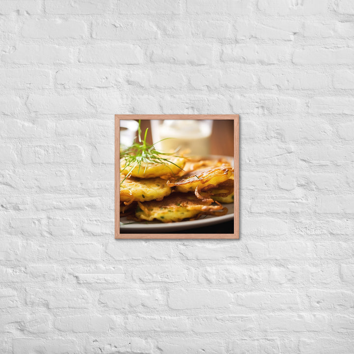 Whitebait Fritters Framed poster 🤤 from Yumify.AI