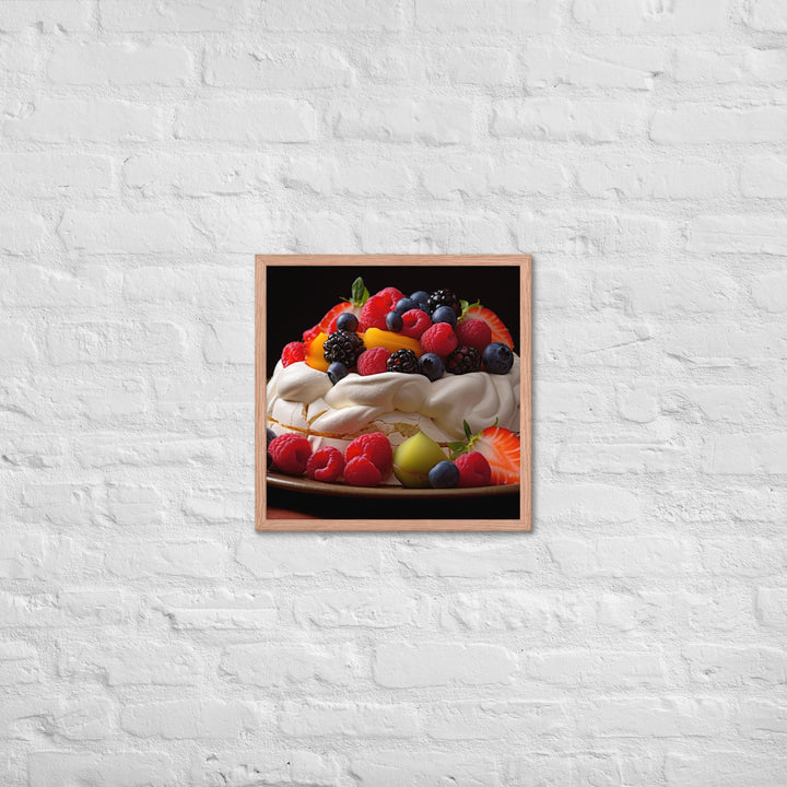 Pavlova Framed poster 🤤 from Yumify.AI