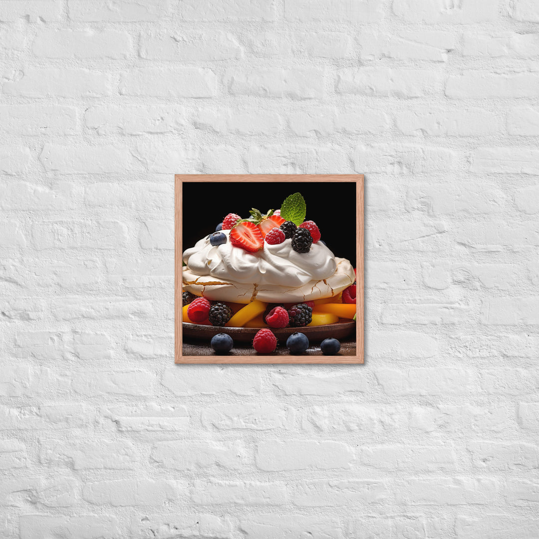 Pavlova Framed poster 🤤 from Yumify.AI