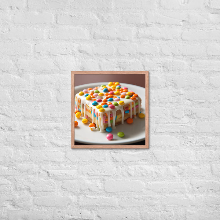 Lolly Cake Framed poster 🤤 from Yumify.AI