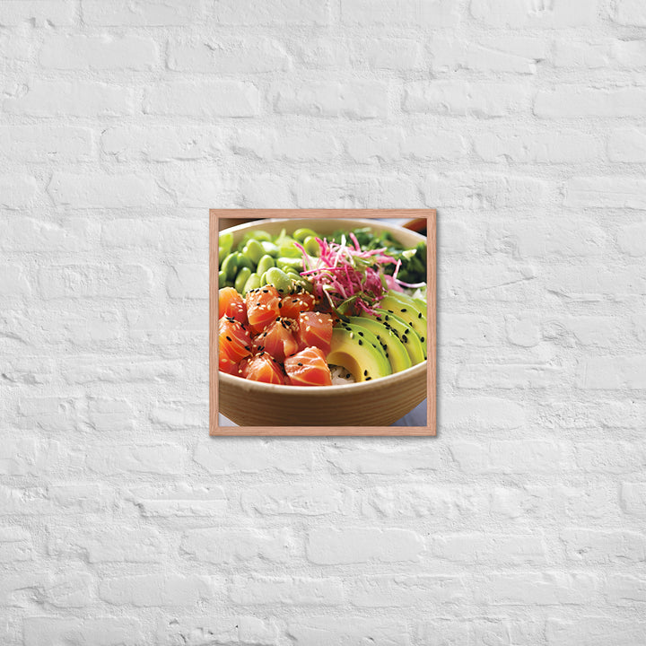 Poke Bowl Framed poster 🤤 from Yumify.AI