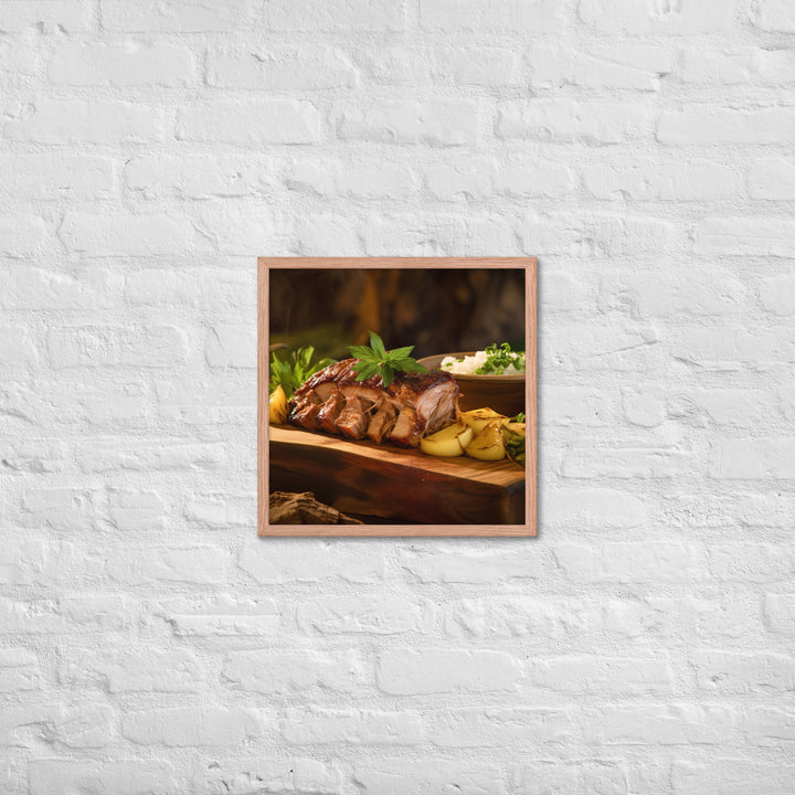 Kalua Pork Framed poster 🤤 from Yumify.AI