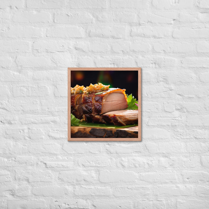 Kalua Pork Framed poster 🤤 from Yumify.AI