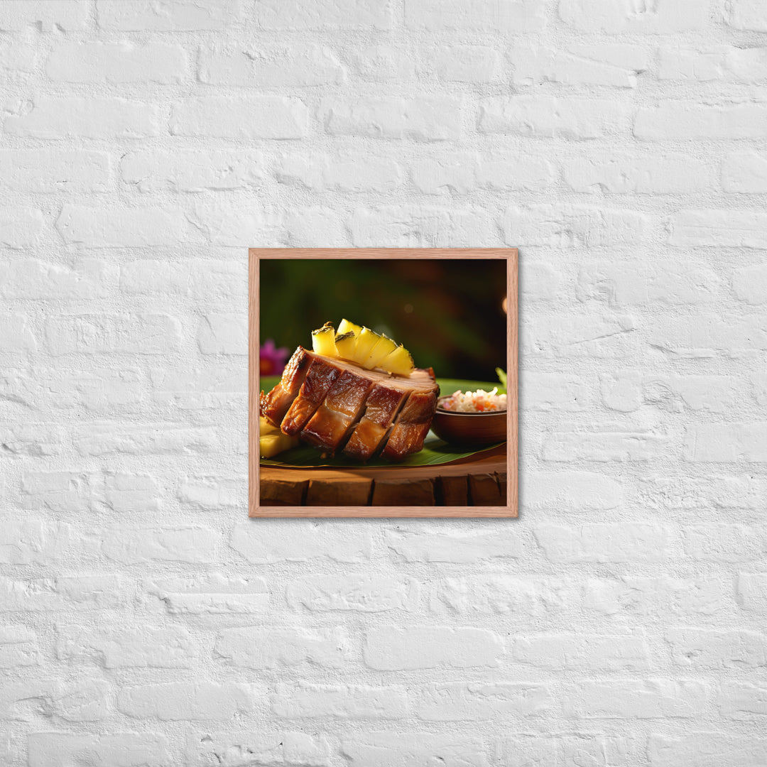 Kalua Pork Framed poster 🤤 from Yumify.AI