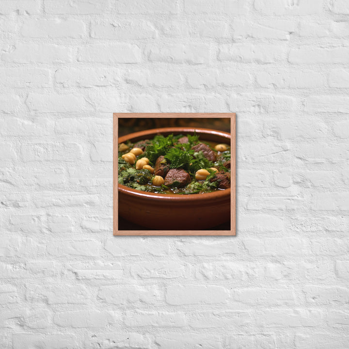 Ghormeh Sabzi Framed poster 🤤 from Yumify.AI