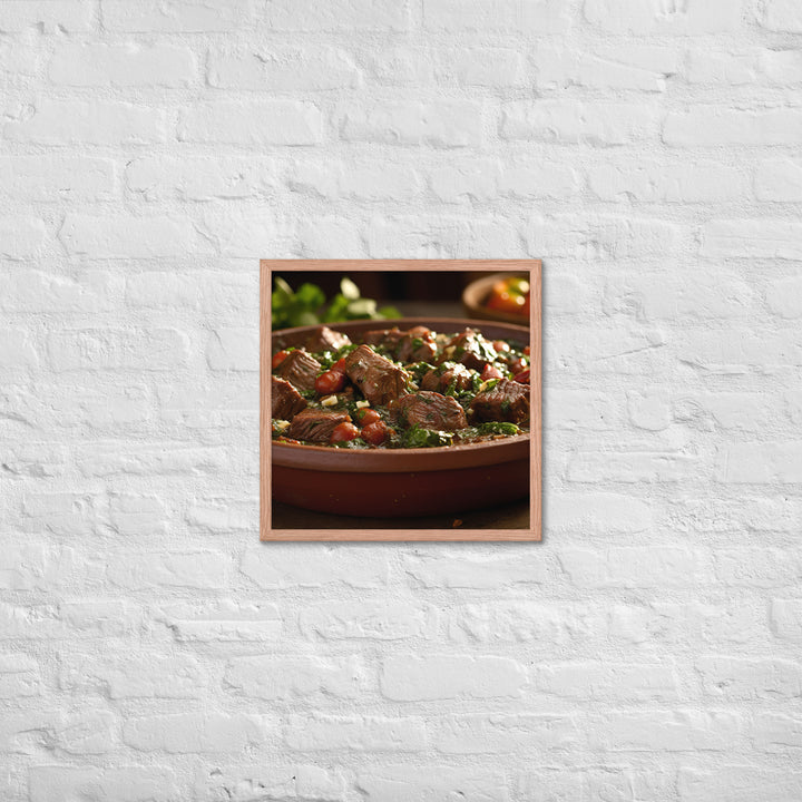 Ghormeh Sabzi Framed poster 🤤 from Yumify.AI