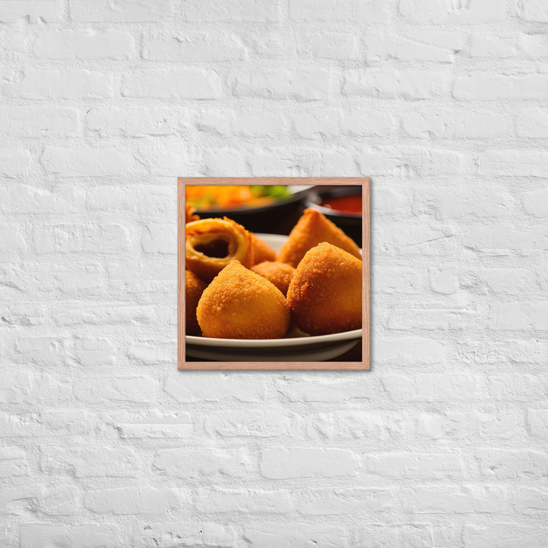 Coxinha Framed poster 🤤 from Yumify.AI