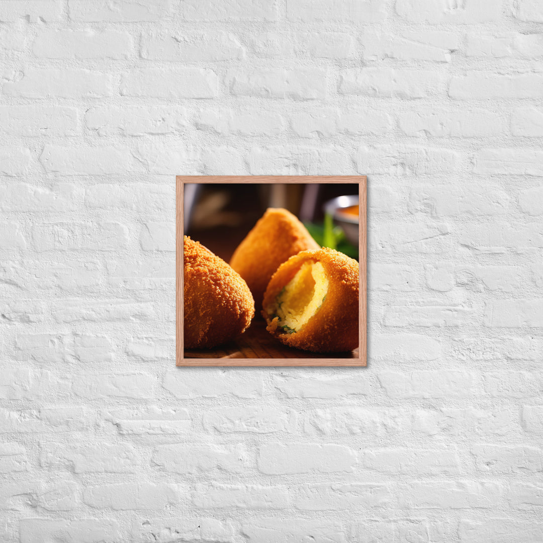 Coxinha Framed poster 🤤 from Yumify.AI