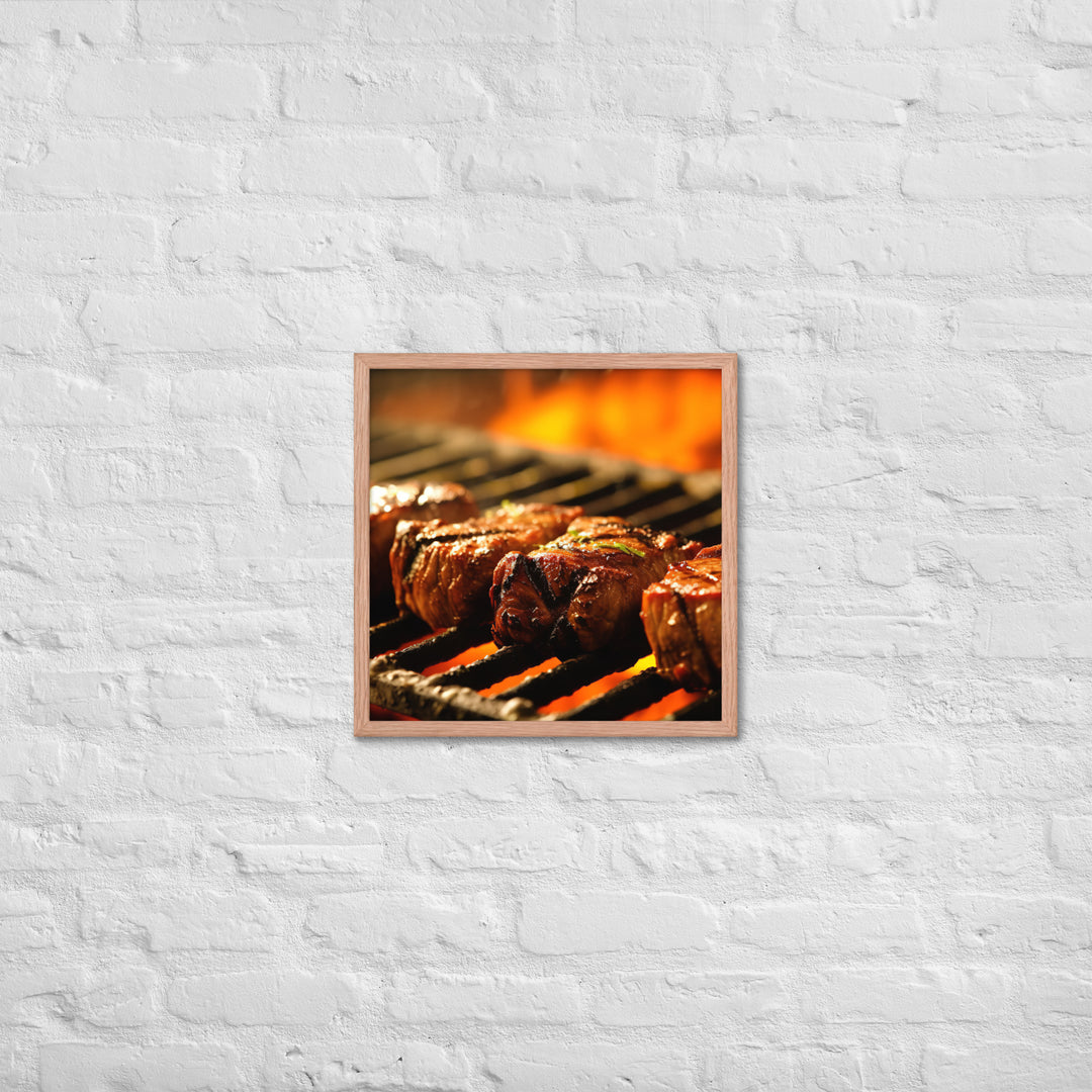 Churrasco Framed poster 🤤 from Yumify.AI