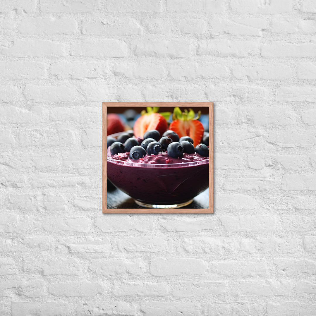 A fruit Bowl Framed poster 🤤 from Yumify.AI