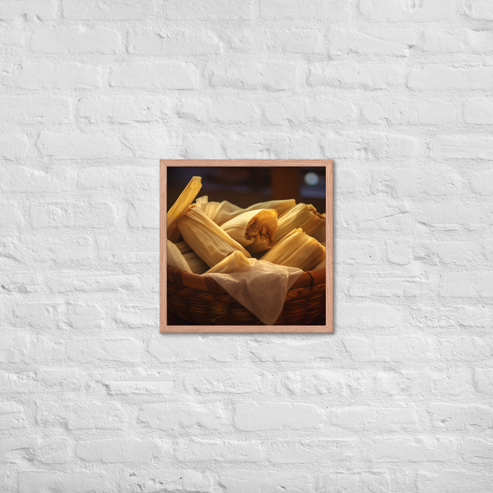 Tamales Framed poster 🤤 from Yumify.AI