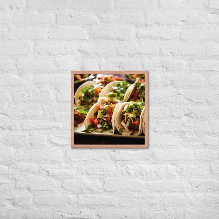 Tacos Framed poster 🤤 from Yumify.AI