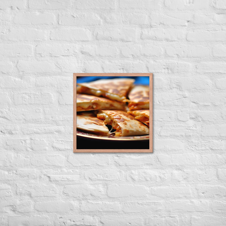 Quesadillas Framed poster 🤤 from Yumify.AI