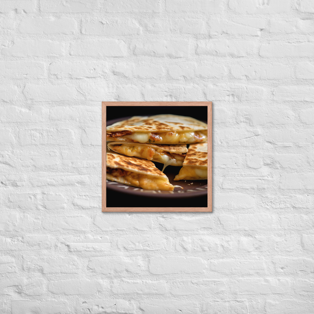 Quesadillas Framed poster 🤤 from Yumify.AI