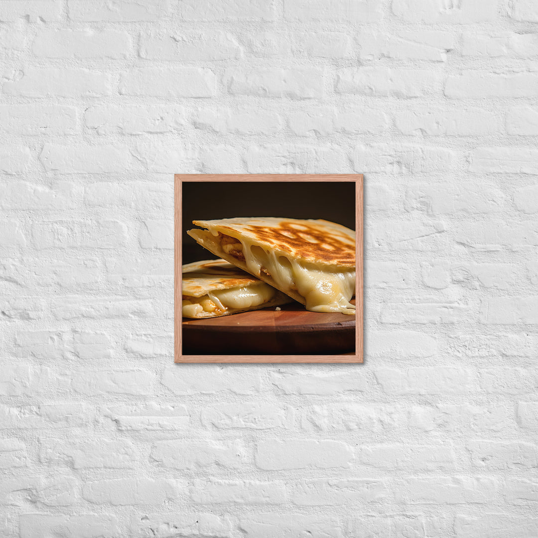 Quesadillas Framed poster 🤤 from Yumify.AI