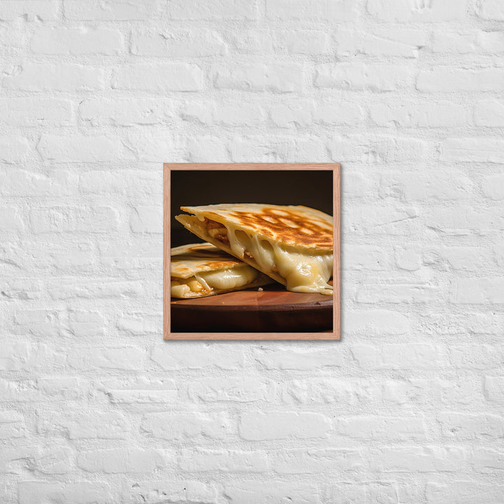 Quesadillas Framed poster 🤤 from Yumify.AI