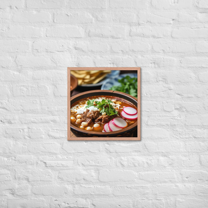 Pozole Framed poster 🤤 from Yumify.AI