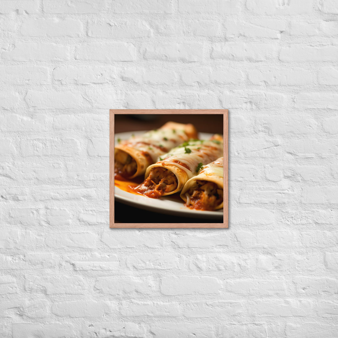 Enchiladas Framed poster 🤤 from Yumify.AI