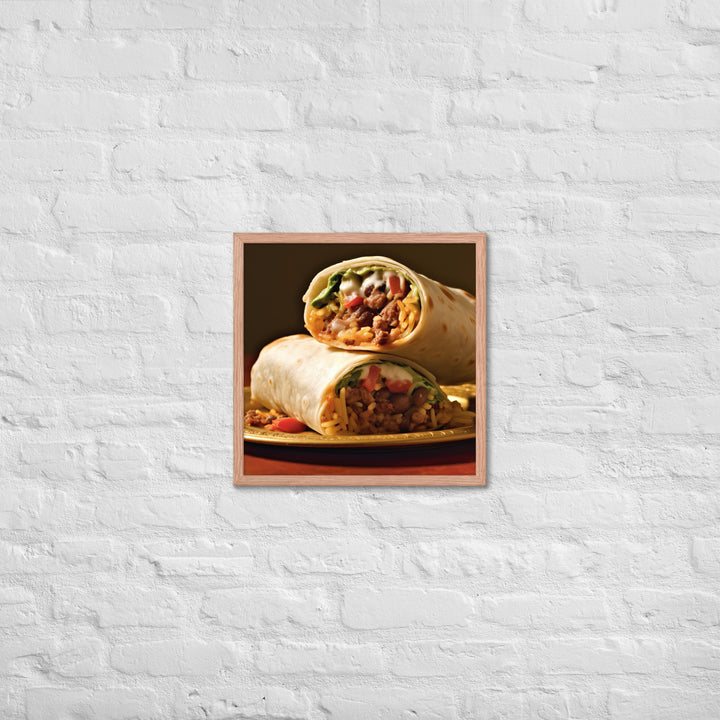 Burritos Framed poster 🤤 from Yumify.AI