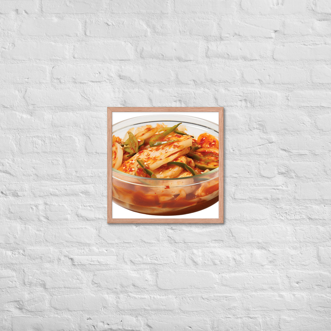 Spicy Traditional Kimchi Framed poster 🤤 from Yumify.AI