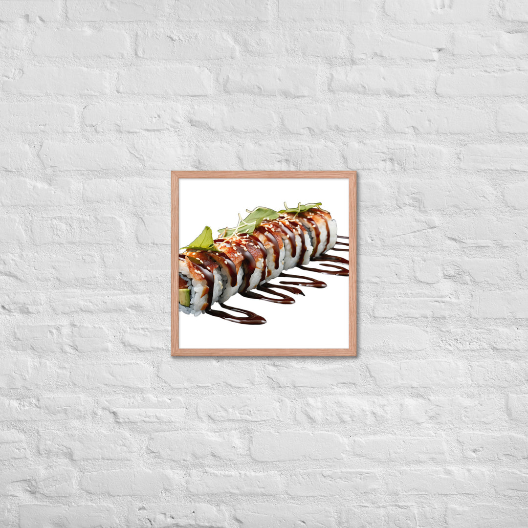 Creamy Eel Unagi Roll Framed poster 🤤 from Yumify.AI